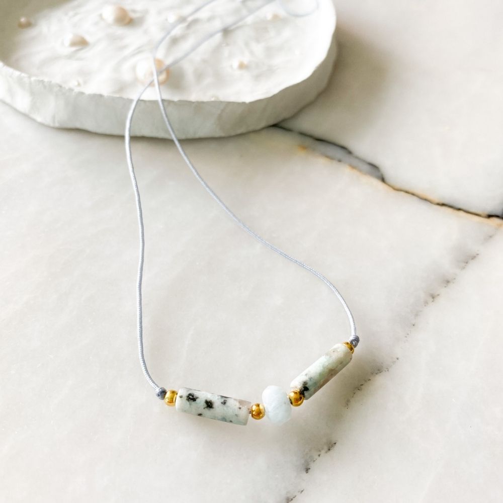 Innerchild Jasper & Aquamarine Bracelet