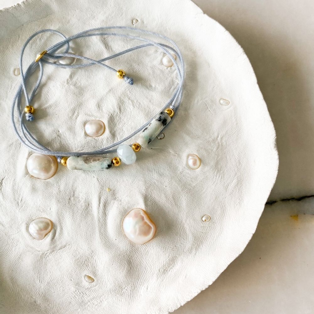 Innerchild Jasper & Aquamarine Bracelet