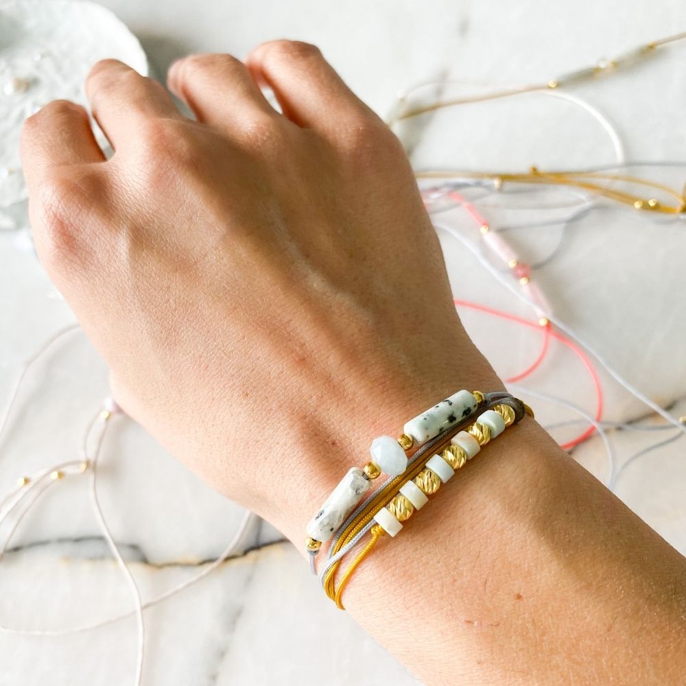 Innerchild Jasper & Aquamarine Bracelet