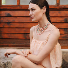 Load image into Gallery viewer, Tessa Coral &amp; Turquoise Necklace