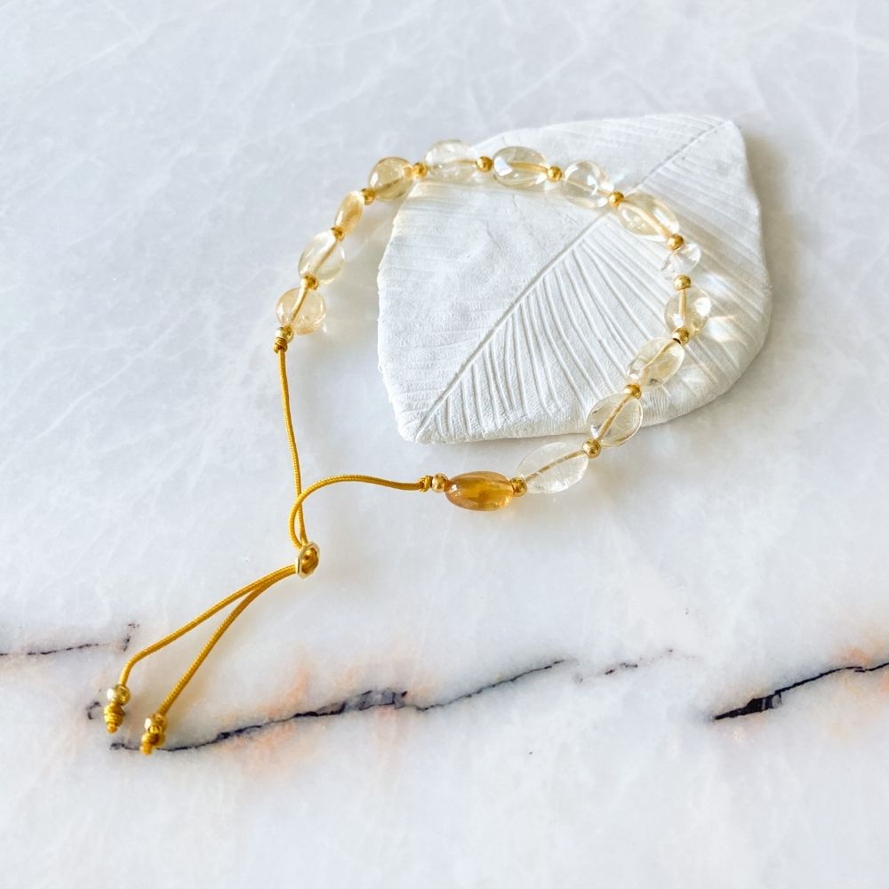Kaua'i Citrine Anklet