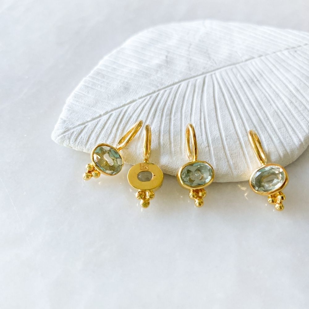 Laviena Green Amethyst Charm