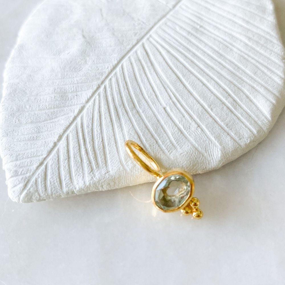 Laviena Green Amethyst Charm