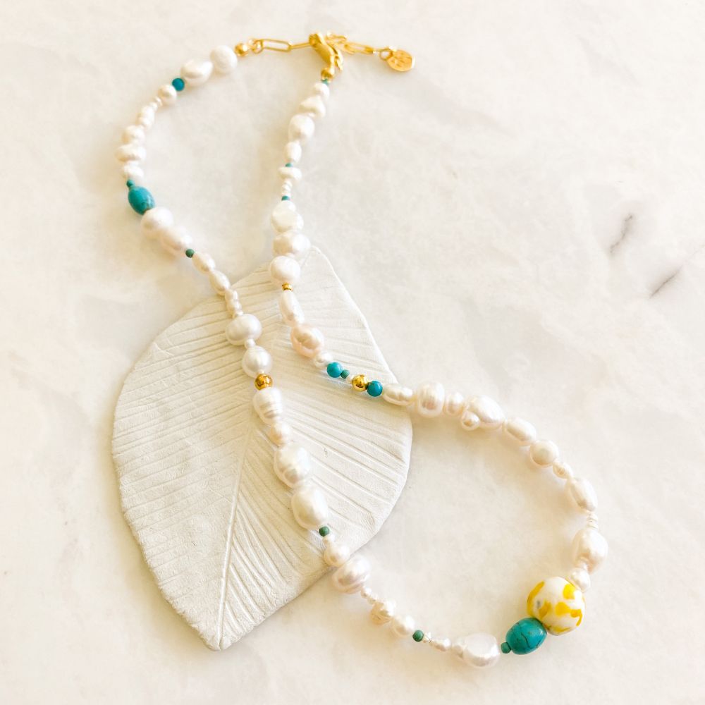Lemon Cheesecake Necklace