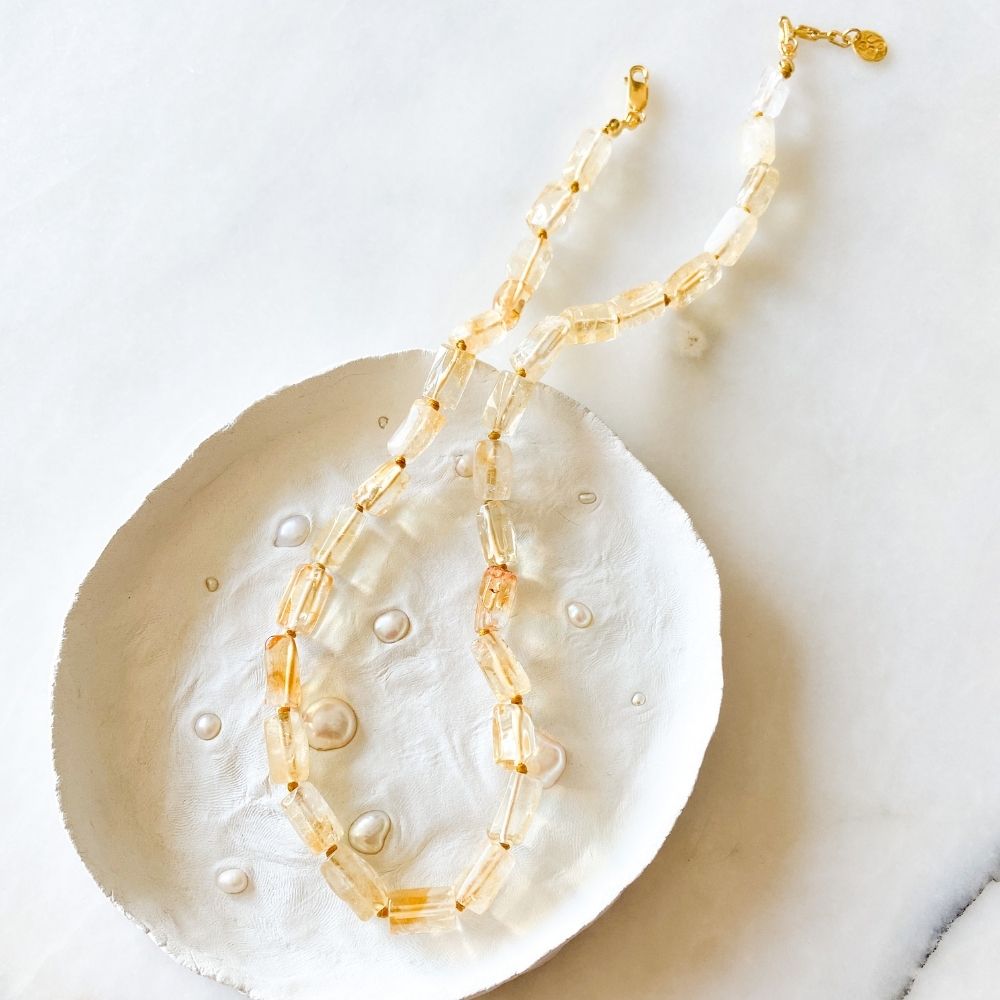 Lisbon Citrine Necklace
