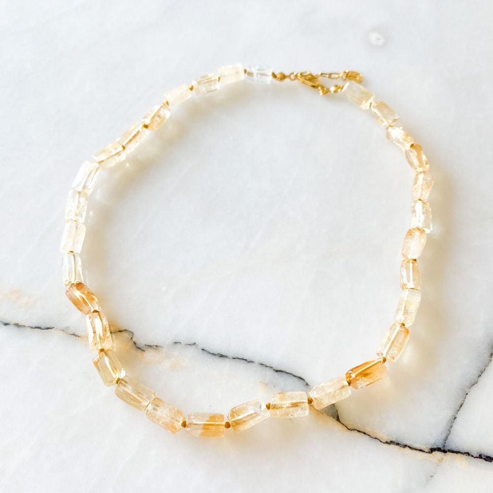 Lisbon Citrine Necklace