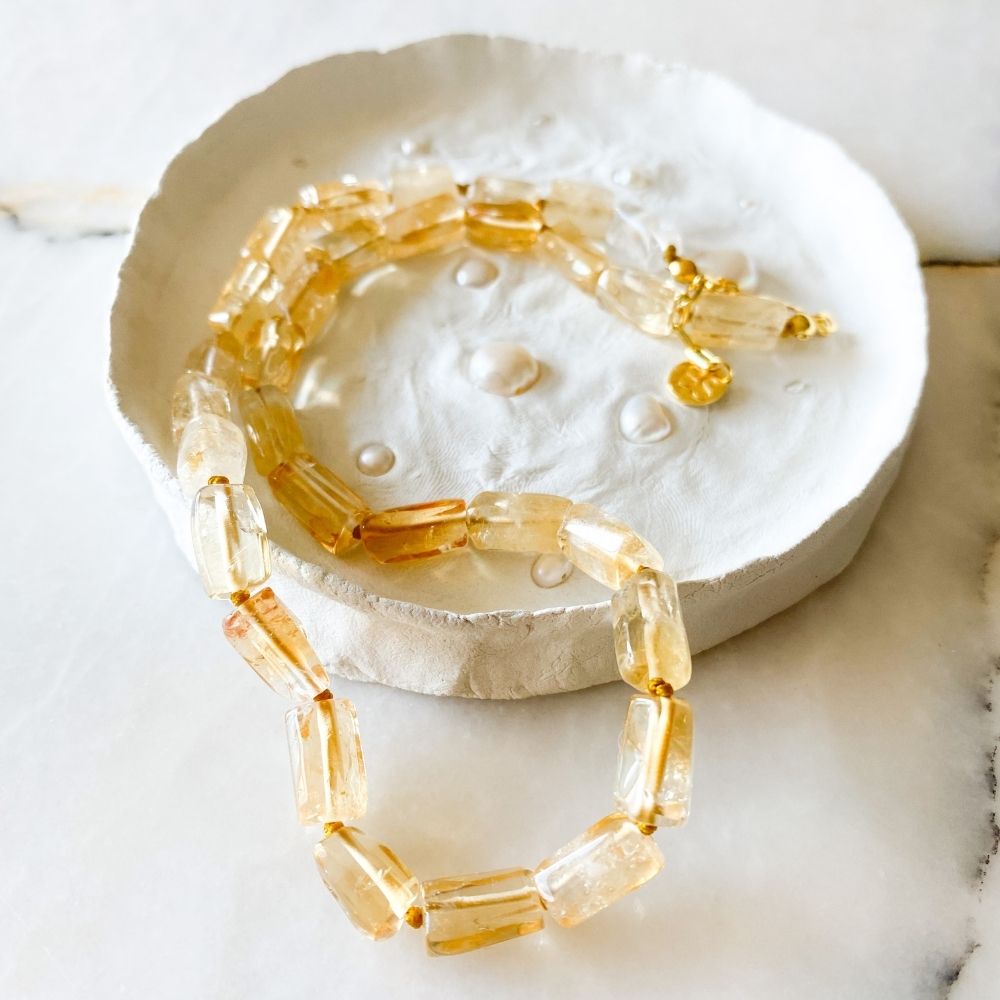 Lisbon Citrine Necklace