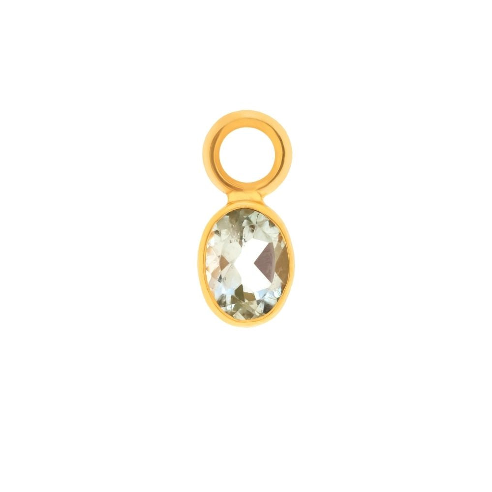 Loyal Blue Topaz Earring Charm