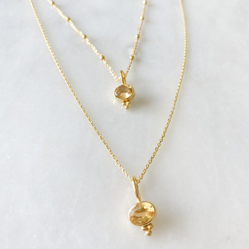 Matisse Citrine Charm