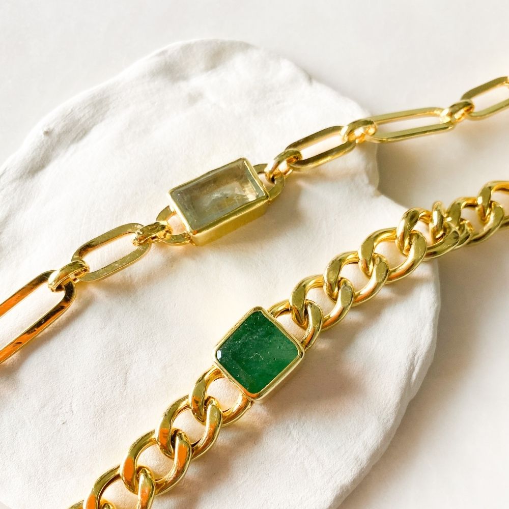 Nighttime Lovers Aquamarine Gümüş Bileklik I Limited Edition