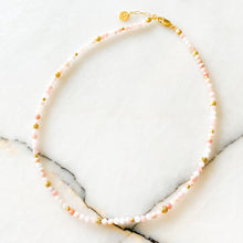 Load image into Gallery viewer, Parla Pink Opal &amp; Silver Necklace