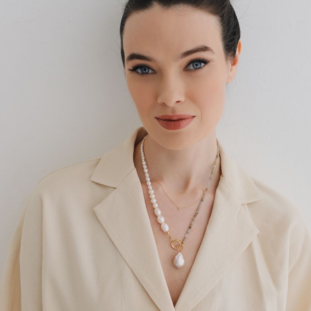Mathilda Gümüş Zincir Kolye