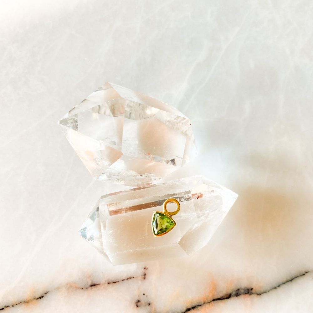 Peaceful Peridot Earring Charm