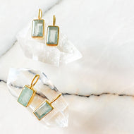 Rectangular Aquamarine Charm I Limited Edition
