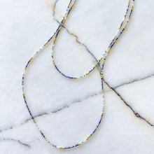 Load image into Gallery viewer, Rhea Sodalite &amp; Emerald Necklace