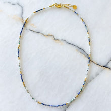 Load image into Gallery viewer, Rhea Sodalite &amp; Emerald Necklace