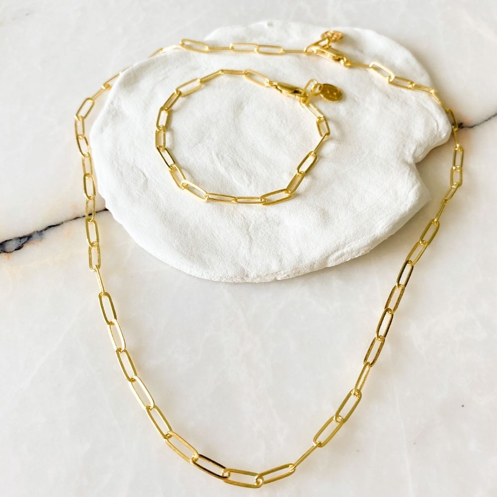 Rue Chain Necklace & Bracelet
