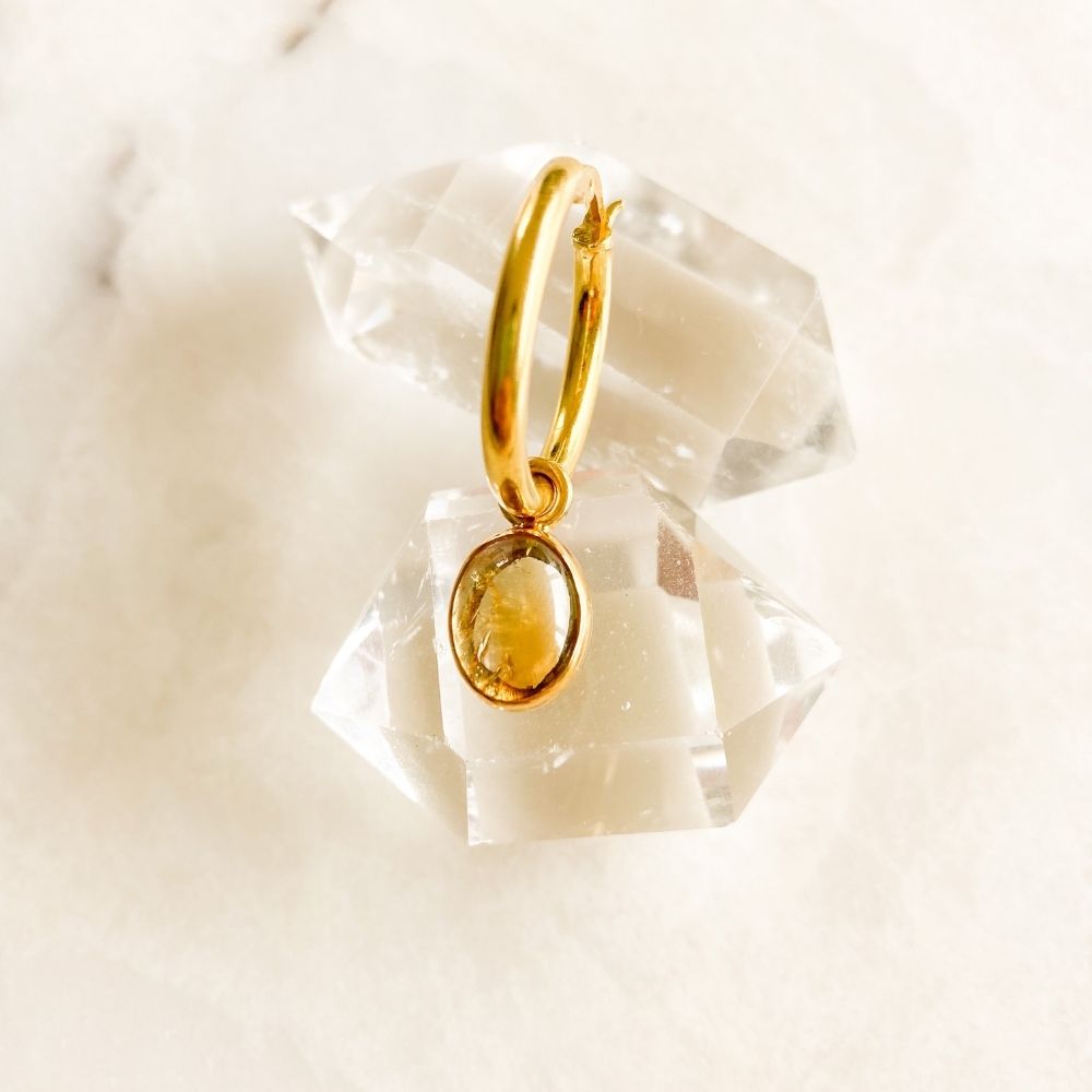 Seer Citrine Earring Charm