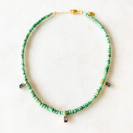 Serenitas Zümrüt ve Kyanite Mini Charm Kolye I Limited Edition