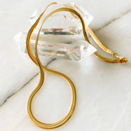 Serpent Gümüş Zincir Kolye | Gold