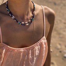 Load image into Gallery viewer, Cleo Coral &amp; Lapis Lazuli Necklace