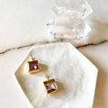 Big Ametrine Charm - ametrin, 925 ayar gümüş ve altın kaplama