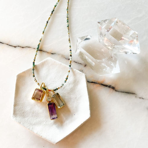 Big Ametrine Charm