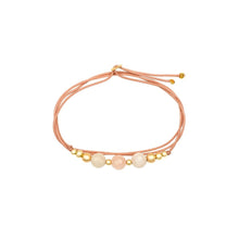 Load image into Gallery viewer, Summer Solstice Morganite 14k Gold Bracelet I Limited Edition