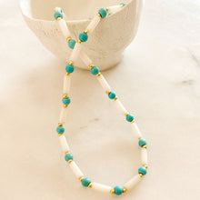 Load image into Gallery viewer, Tessa Coral &amp; Turquoise Necklace