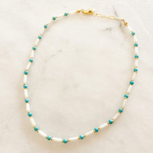 Load image into Gallery viewer, Tessa Coral &amp; Turquoise Necklace