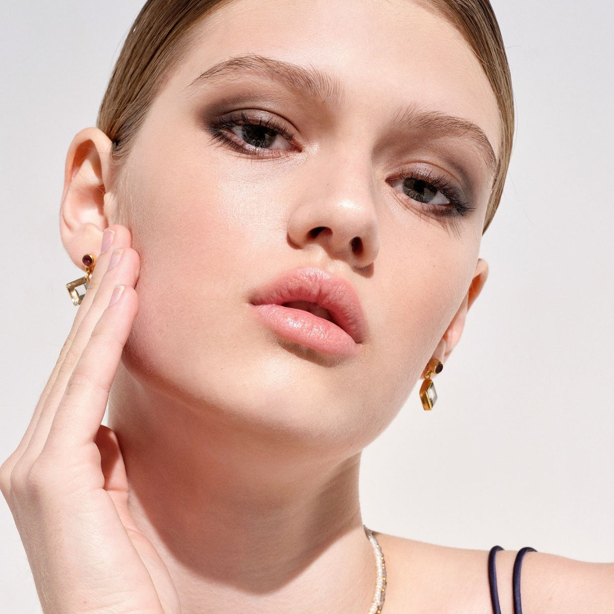 Theatre Yeşil Ametist & Turmalin Küpe I Limited Edition