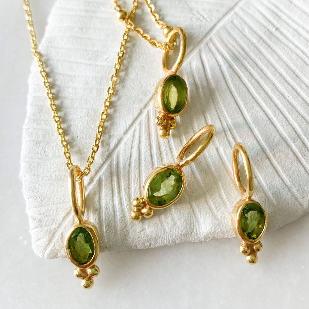 Zamira Peridot Charm