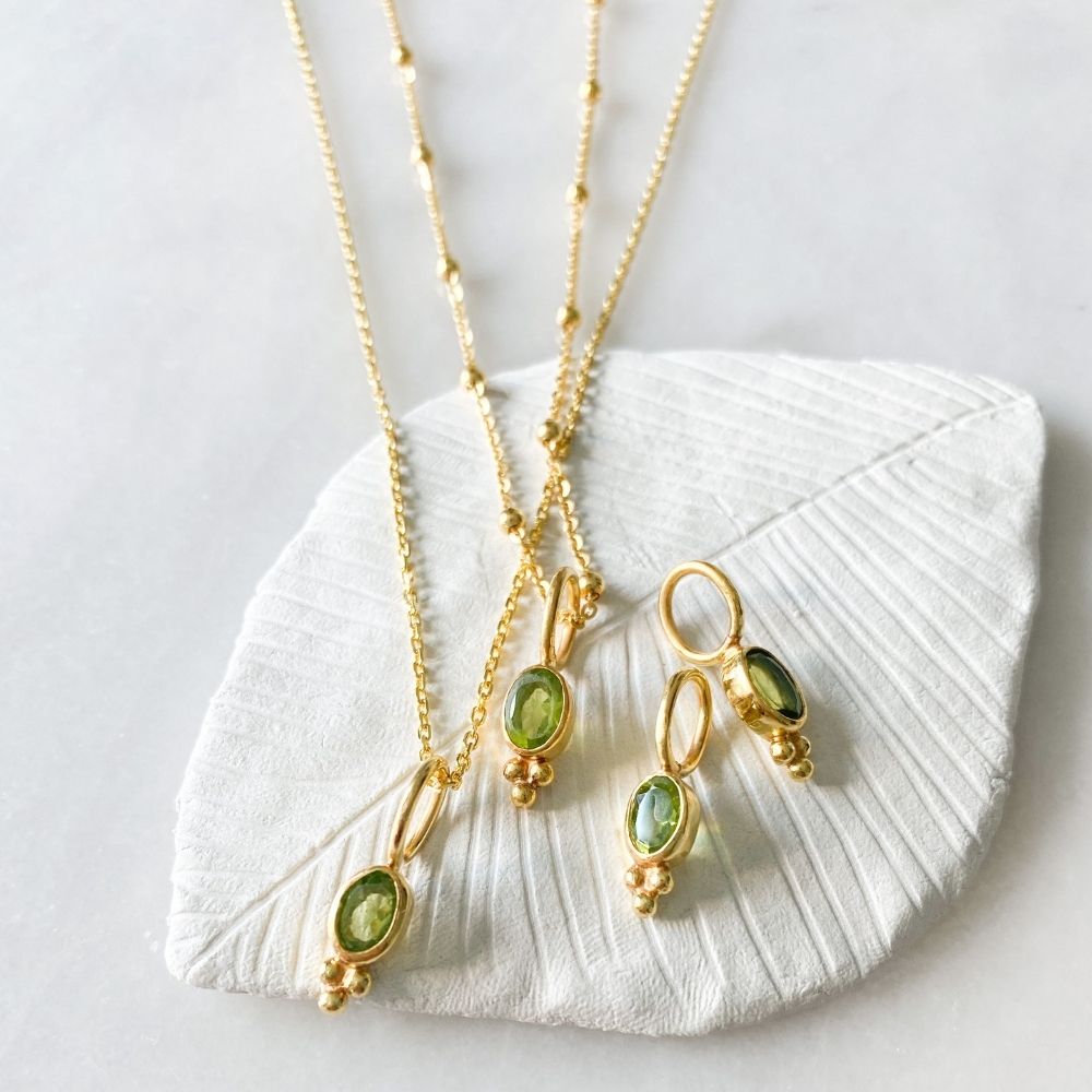 Zamira Peridot Charm
