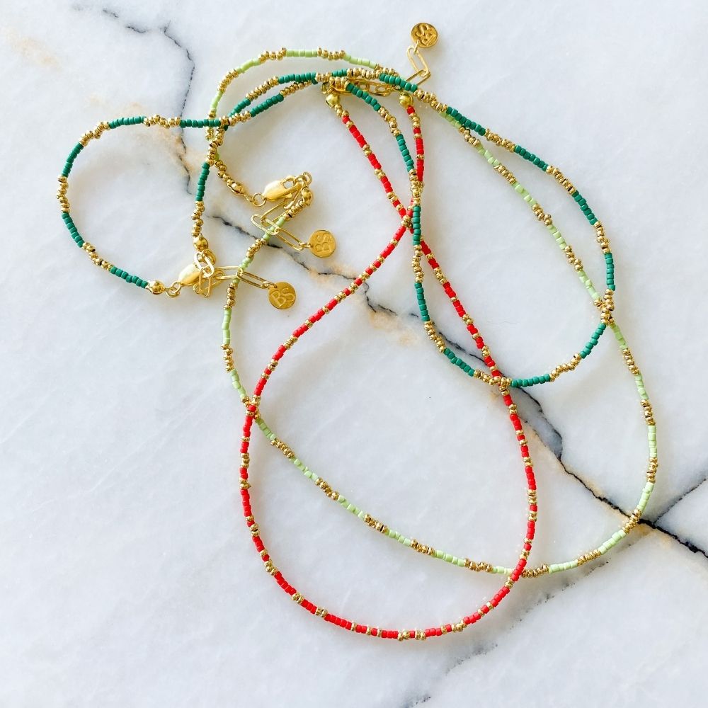 Colour Therapy I Pomegranate Necklace