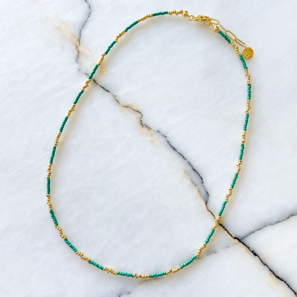 Colour Therapy I Monstera Necklace