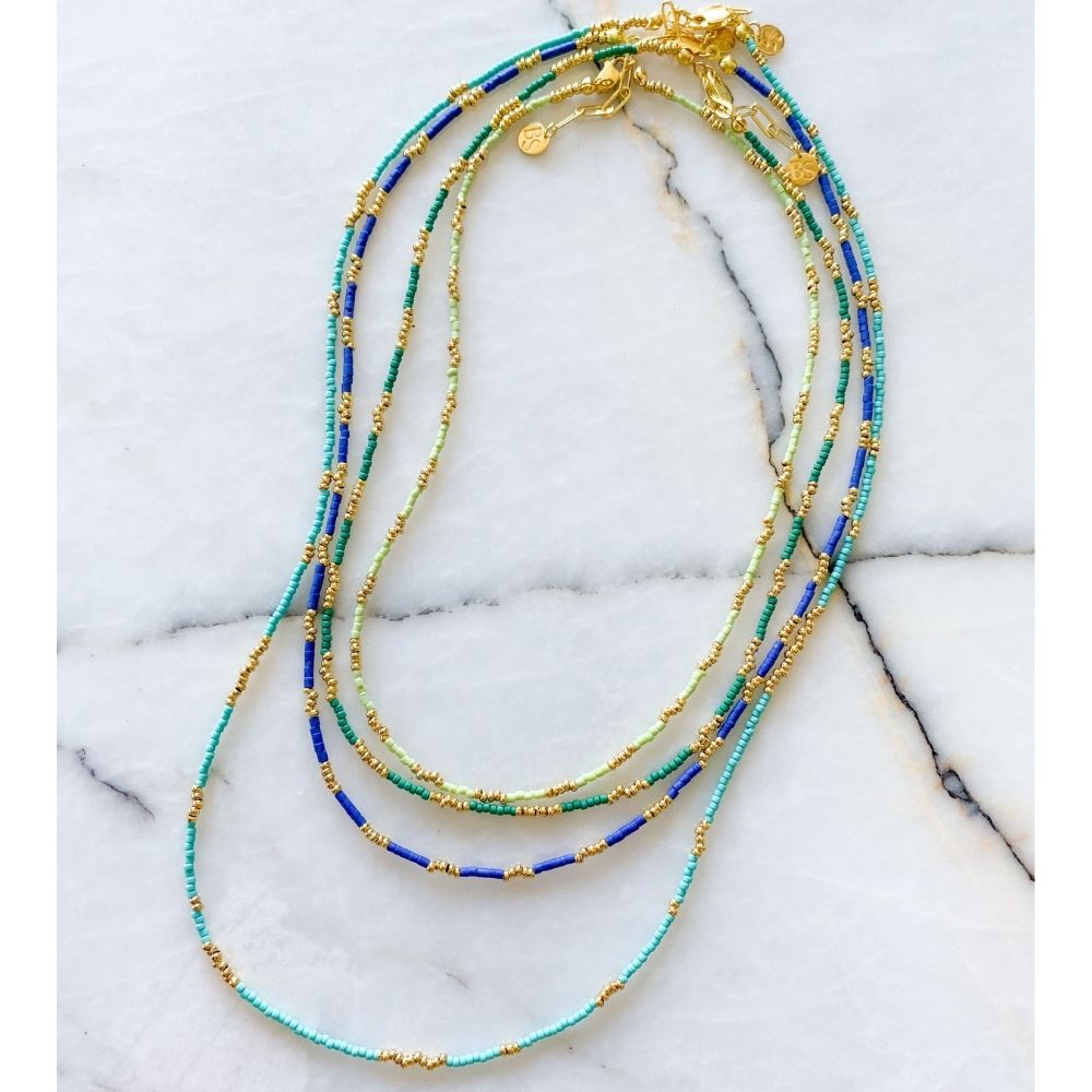 Colour Therapy I Monstera Necklace