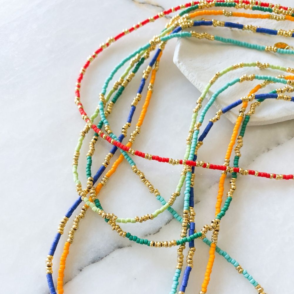 Colour Therapy I Pomegranate Necklace