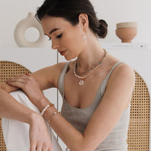 Load image into Gallery viewer, Simone Natural Pearl Coral Necklace