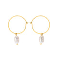 Denise Pearl & Silver Earrings