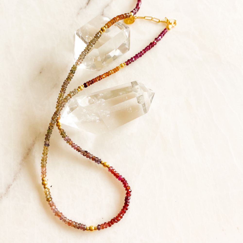 Ginger Spice Safir Kolye – safir taşlı Limited Edition kolye