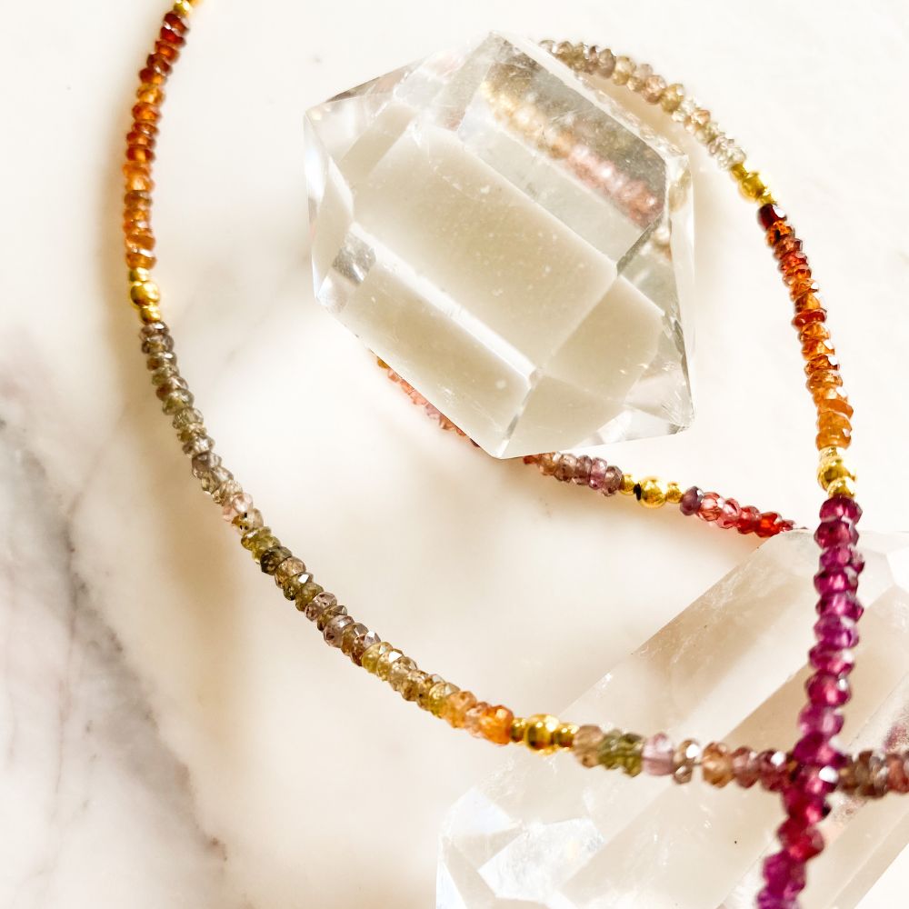Ginger Spice Safir Kolye – safir taşlı Limited Edition kolye