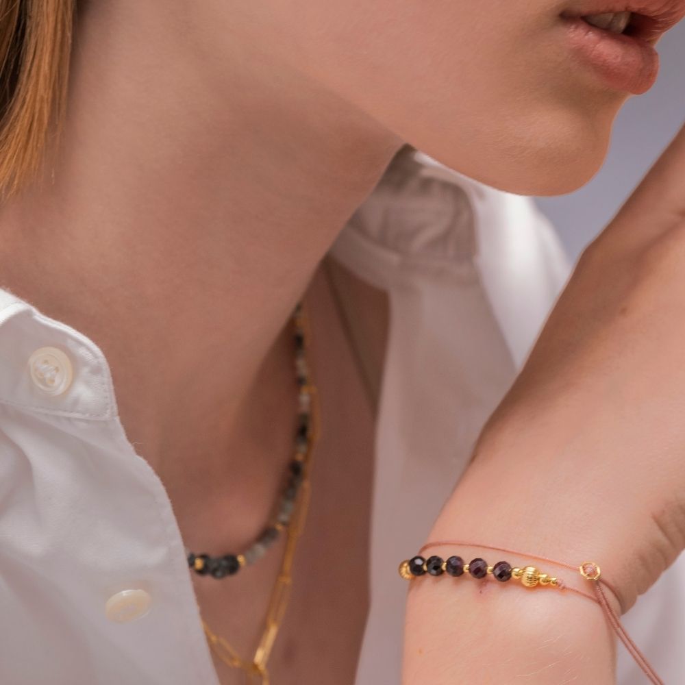 Inner Fire Garnet Bileklik