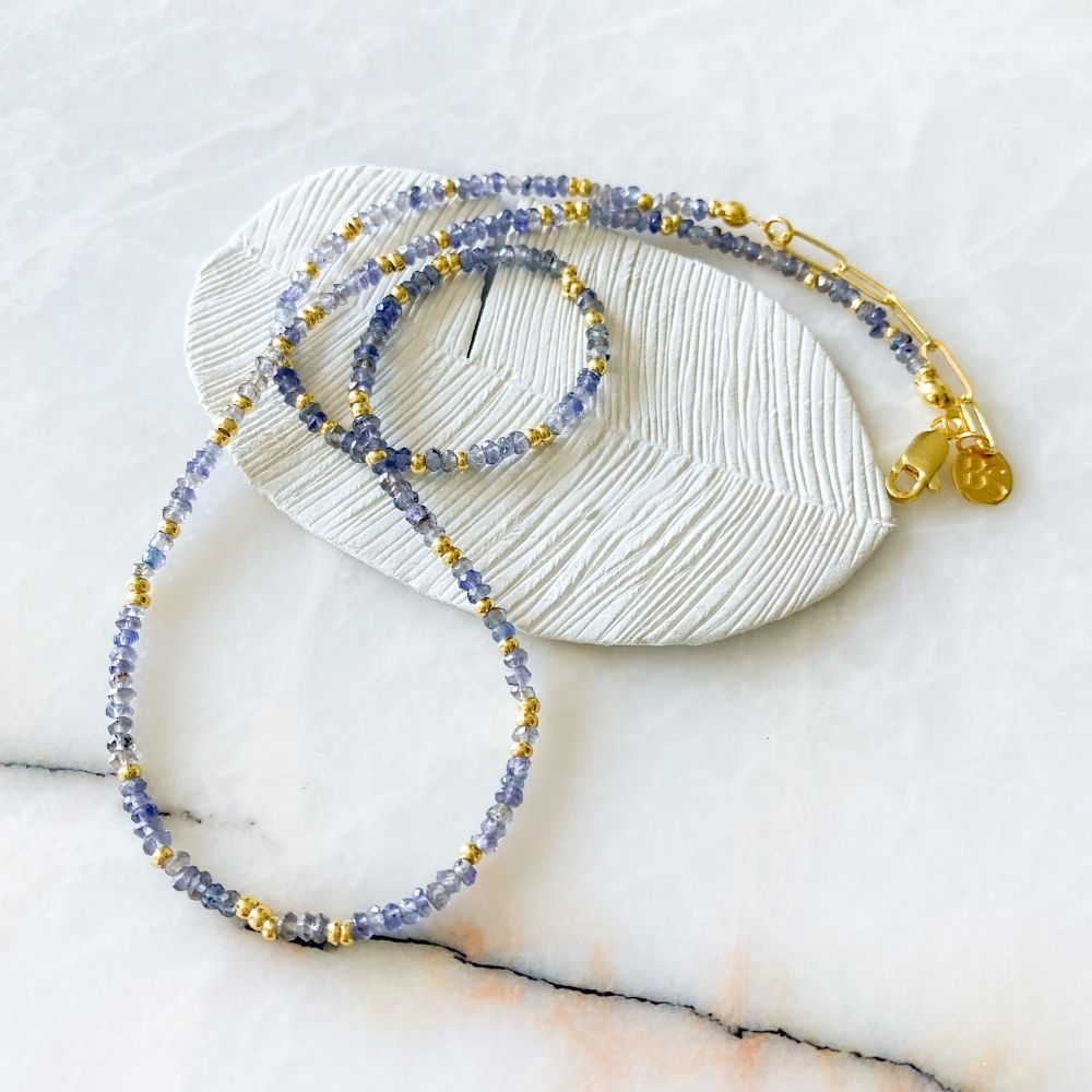 Iona Iolite Necklace | Limited Edition