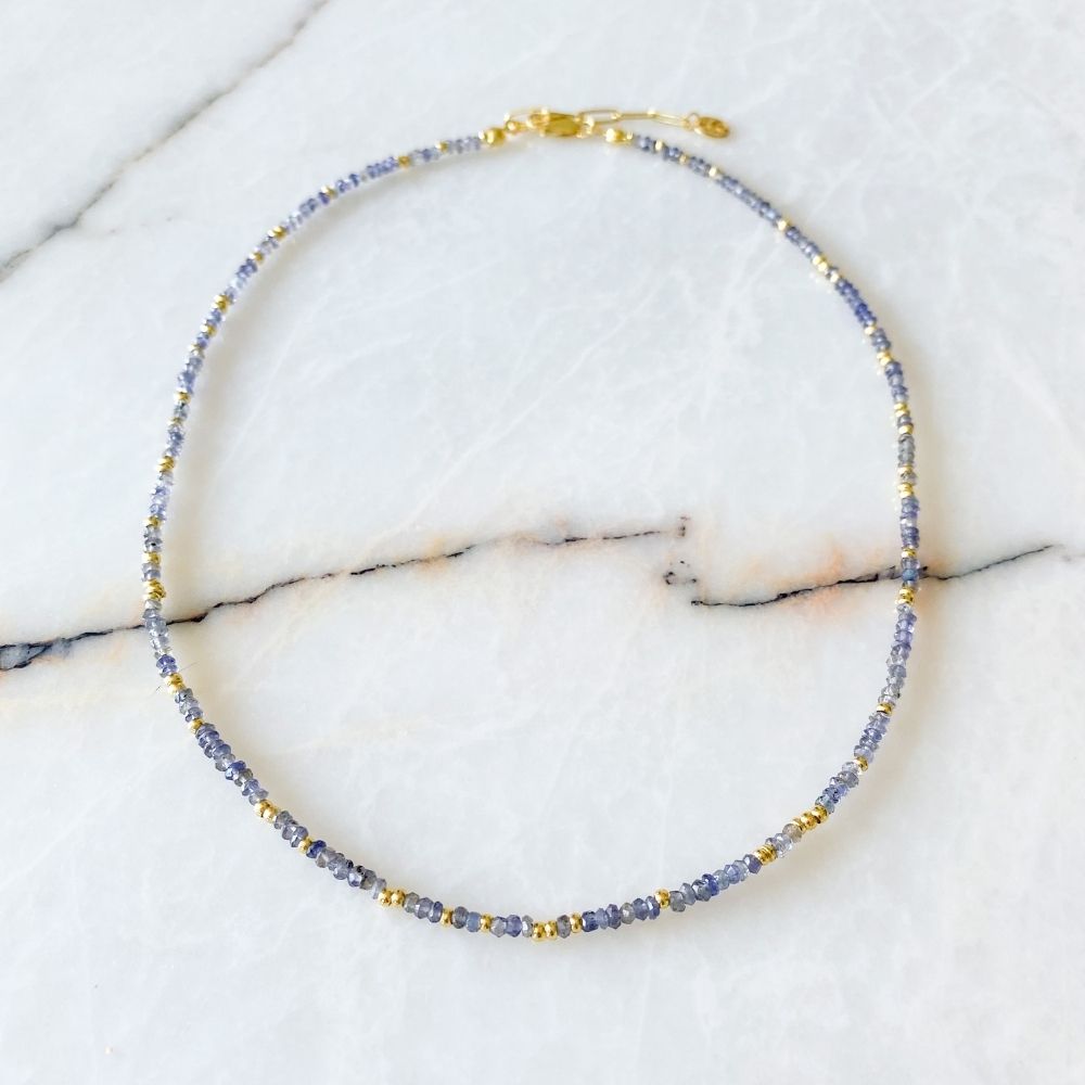 Iona Iolite Necklace | Limited Edition
