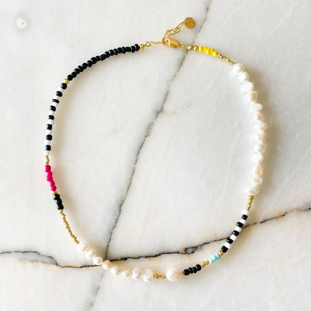 <transcy>Istanbul Natural Pearl Necklace</transcy>