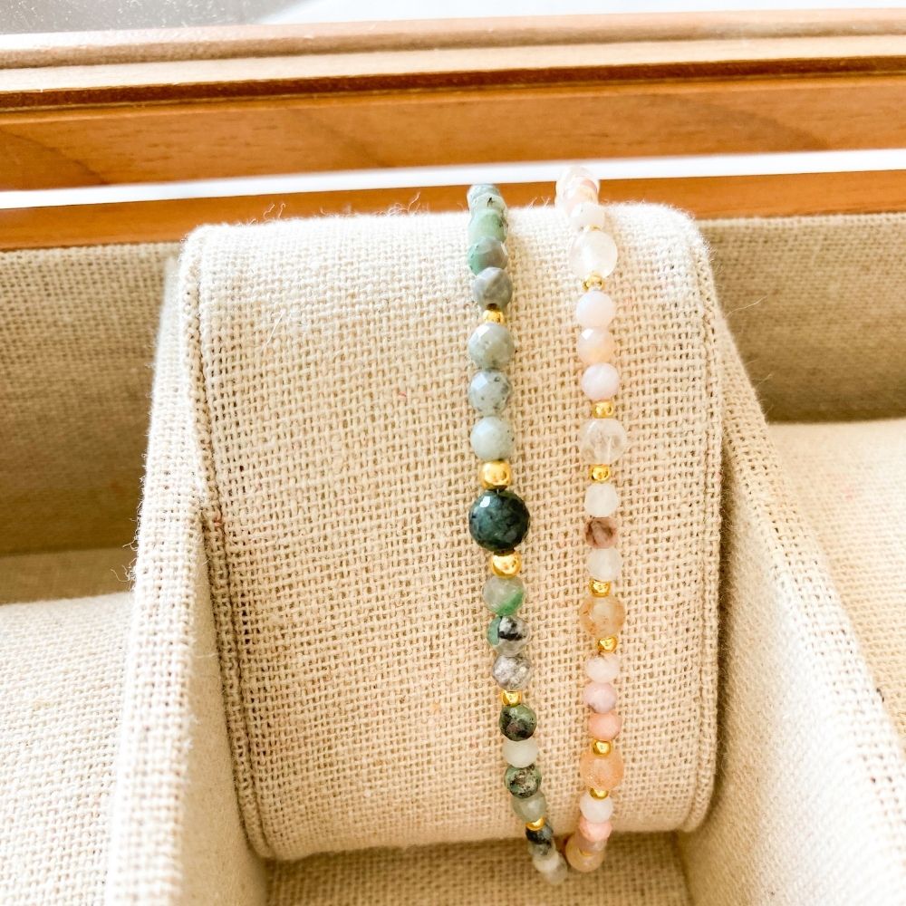Jiera Emerald & Silver Bracelet