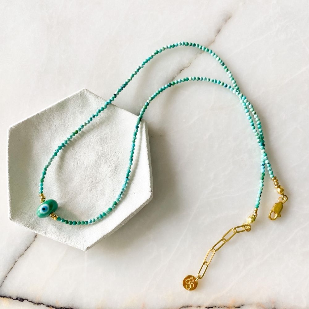 Evil Eye Turquoise Necklace