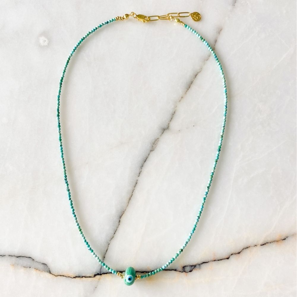 Evil Eye Turquoise Necklace