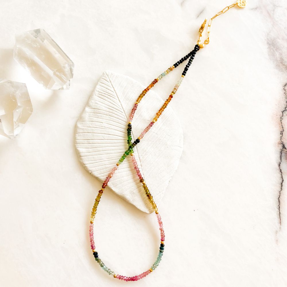 Persephone's Sister Tourmaline Necklace I Limited Edition