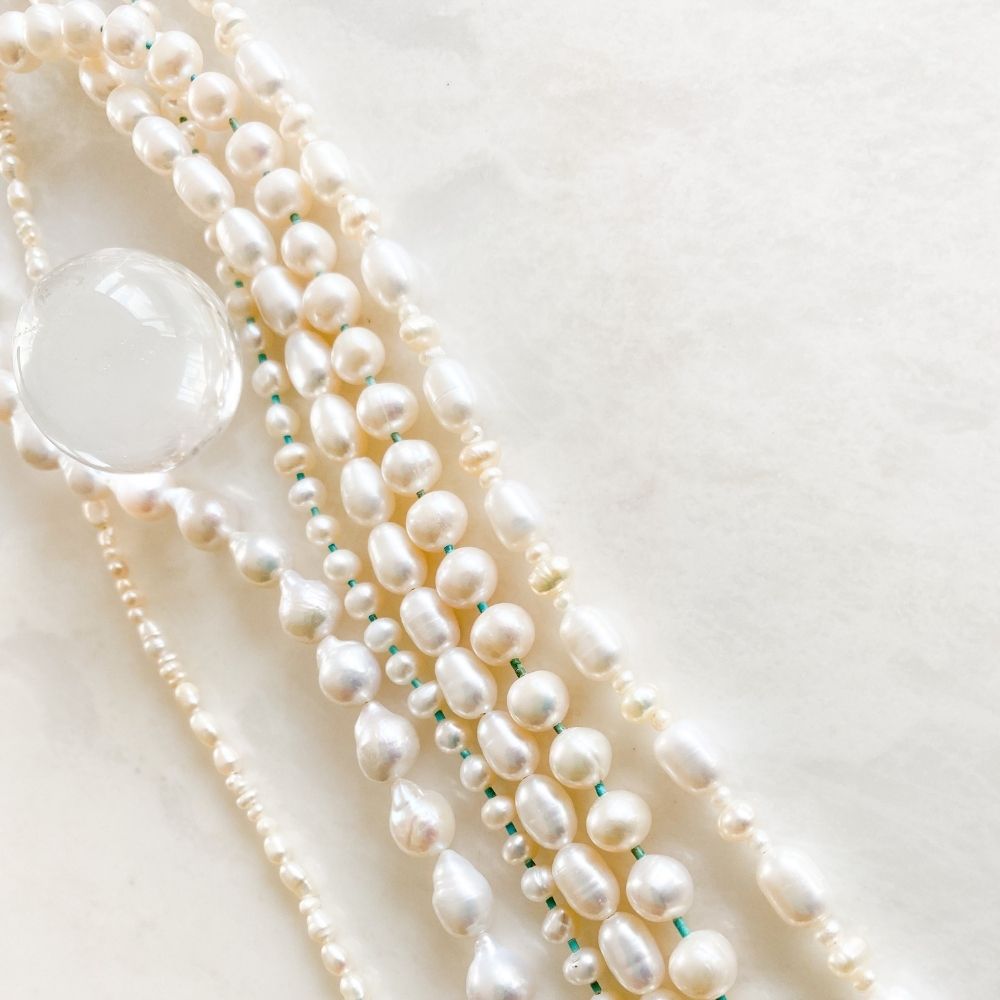 30 SPF Necklace | Oval Pearl